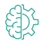 icon of brain and gear