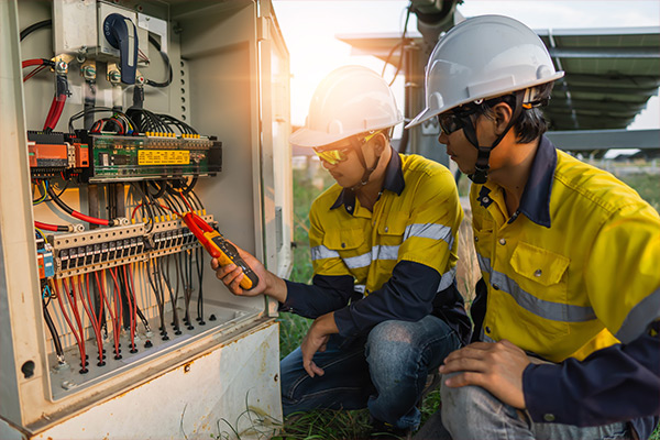 telecom workers