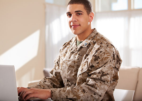 Guy in military fatiques