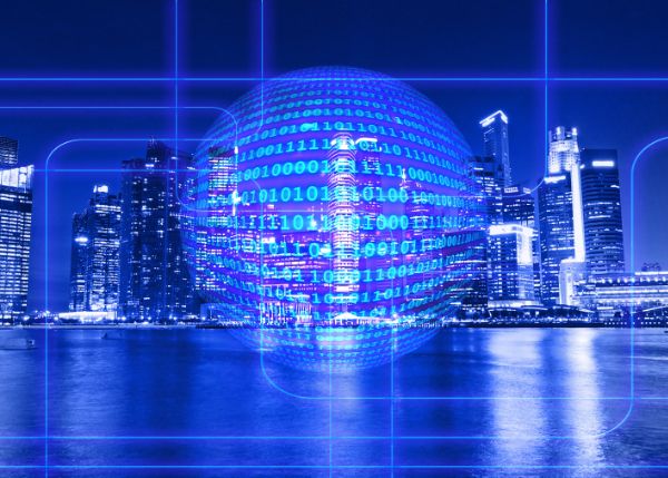 a sphere representing data flow