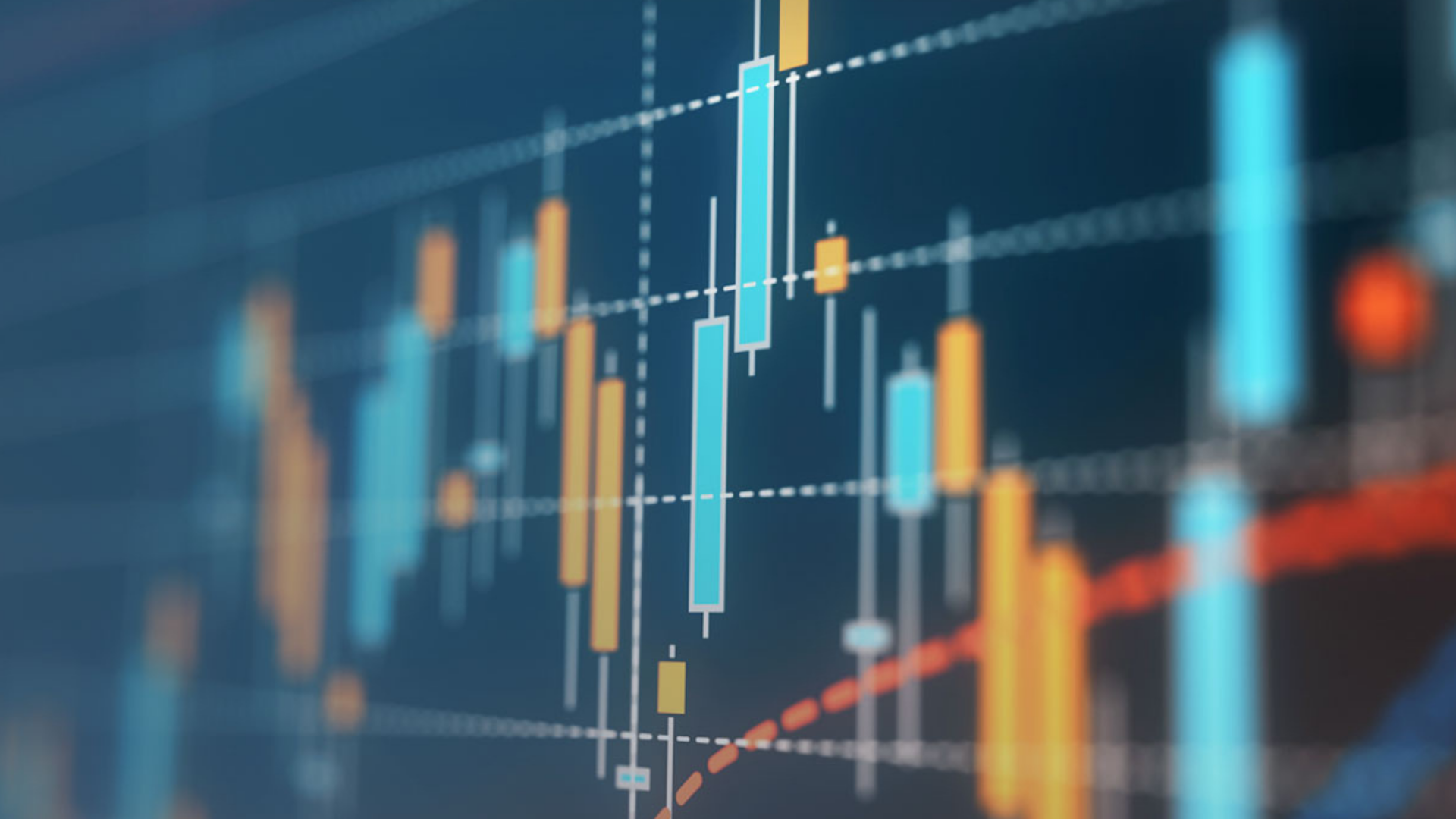 Digital bar graph colorful