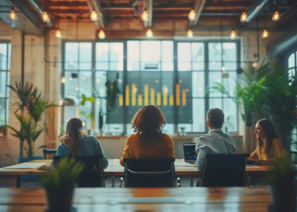 People sitting at a conference table