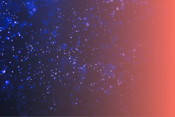 Blue abstract background design with red overlay