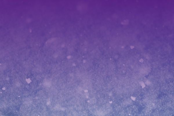 Abstract snowy background with a purple and blue overlay