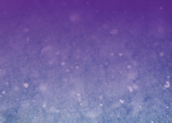 Abstract snowy background with a purple and blue overlay