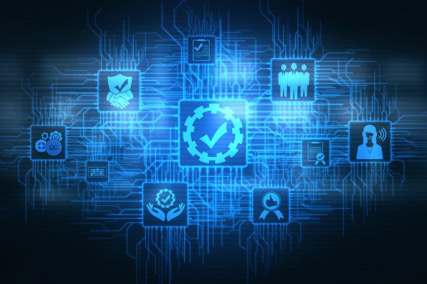 DevOps blue background